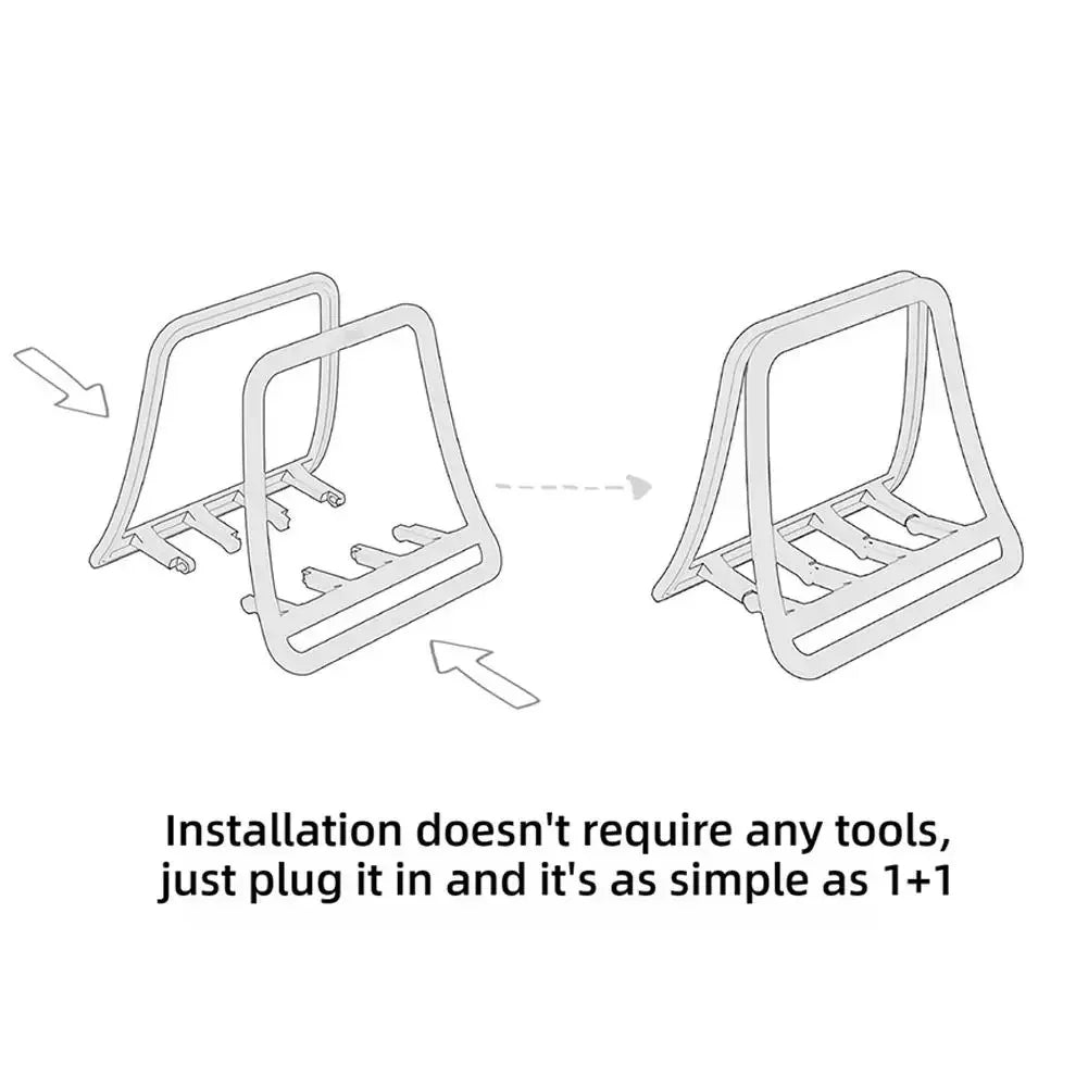 Laptop iPad Vertical Stand (Gravity-Based) Desktop Vertical Laptop Holder Multi-Device Vertical Stand