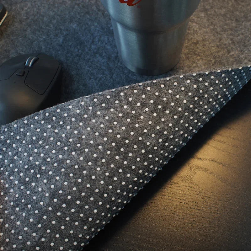 Soft Breathable Large Computer Desk Mat Simple and Comfortable for Cold Weather Wool Felt Laptop Anti-Slip Mats Gamer Mouse Pad