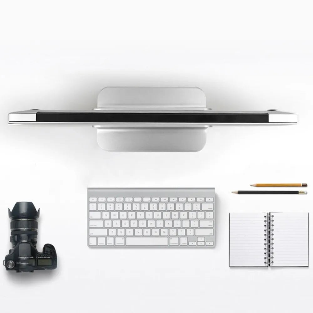 Space-Saving Vertical Laptop Stand Adjustable Anti-slip Aluminum Laptops Holder Wear-resistant Rust-proof Desktop Notebook Dock