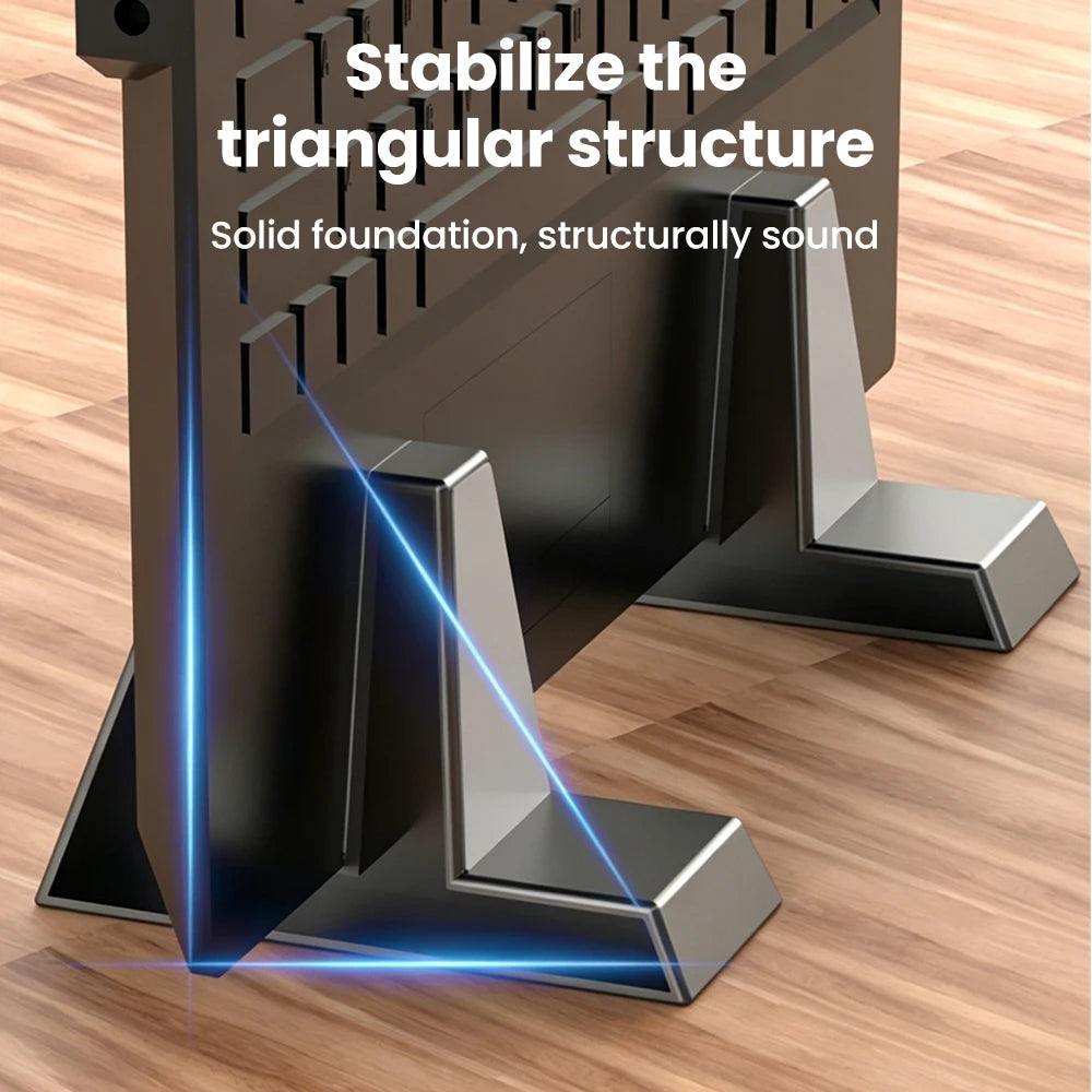 Vertical Laptop Stand For Office Notebook Shrink Space-Saving Multifunctional Tablet Stand For MacBook Surface iPad Phone Stand