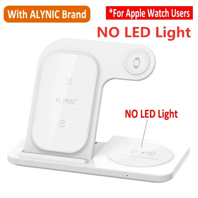 3 in 1 Wireless Charging Station for Magsafe Charger Stand Fast Magnetic Wireless Charger Station for iPhone 17 Air 16 15 14 13