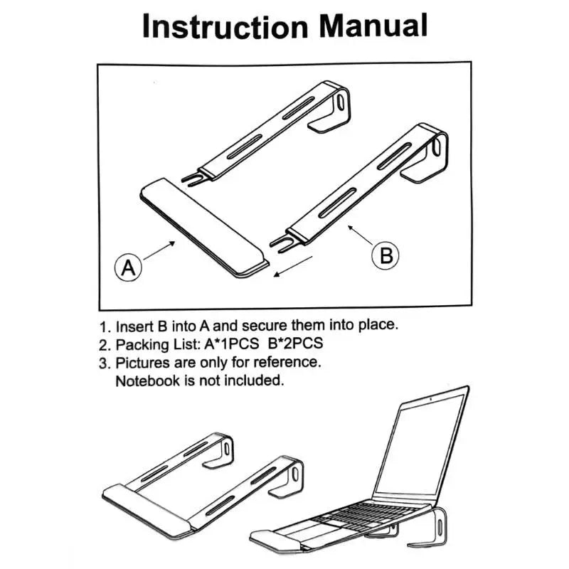 652F Vertical Laptop Stand Holder Adjustable Desktop Notebook Dock Vertical Laptop Stand Space Saving for Laptop Tablet