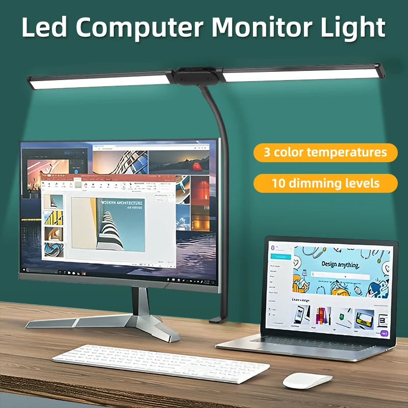 Monitor Light Bar USB Stepless Dimming Screen Hanging Lights RGB Background Lighting Screen Curved Screen for pc Desk Lamp