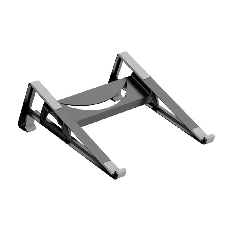 2-in-1 Laptop Vertical Stand Aluminium Alloy Fordable Support Stand Adjustable Tablet Bracket for 11-17.4 Inch PC Stand