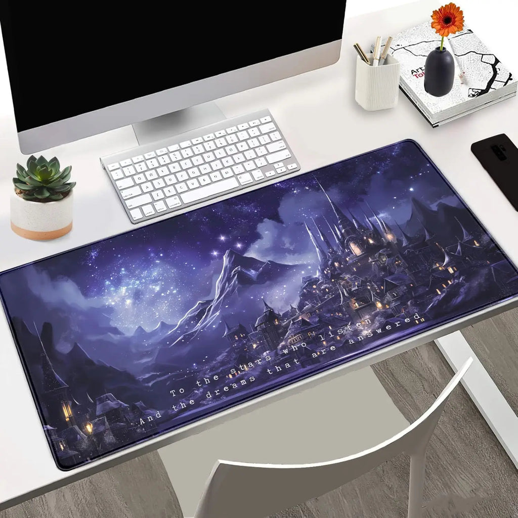 Fantasy Desk Mat – Large Acotar-Themed Mouse Pad for Computer & Laptop, Ideal for Office Desk Decor