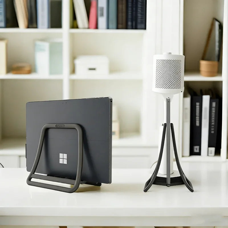 Laptop iPad Vertical Stand (Gravity-Based) Desktop Vertical Laptop Holder Multi-Device Vertical Stand
