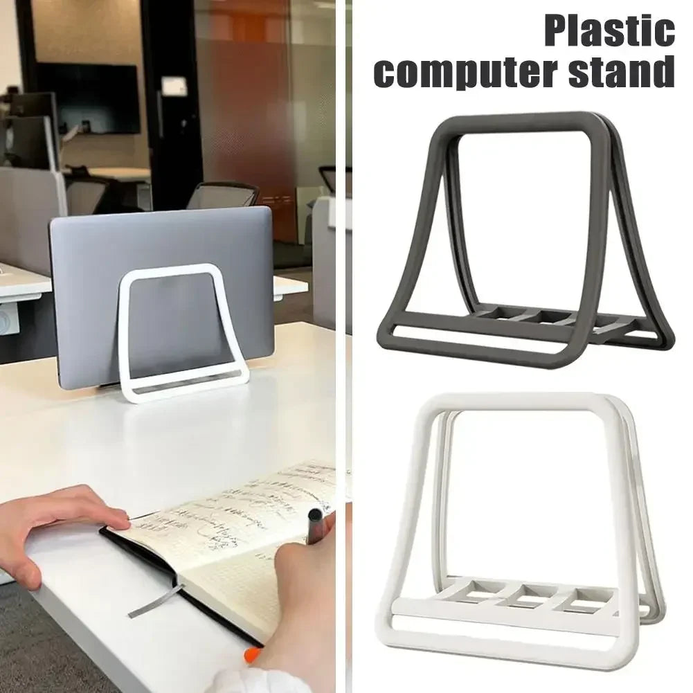 Laptop iPad Vertical Stand (Gravity-Based) Desktop Vertical Laptop Holder Multi-Device Vertical Stand