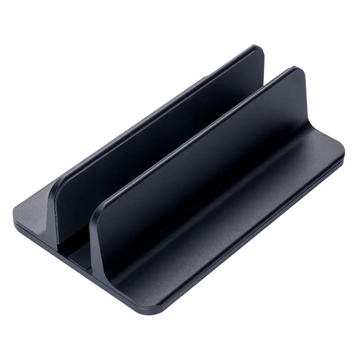 Vertical Foldable Aluminum Laptop Stand Holder, Notebook & Tablet Support for 13‑17 Inch Macbook Air Pro PC, Space‑Saving Deskto