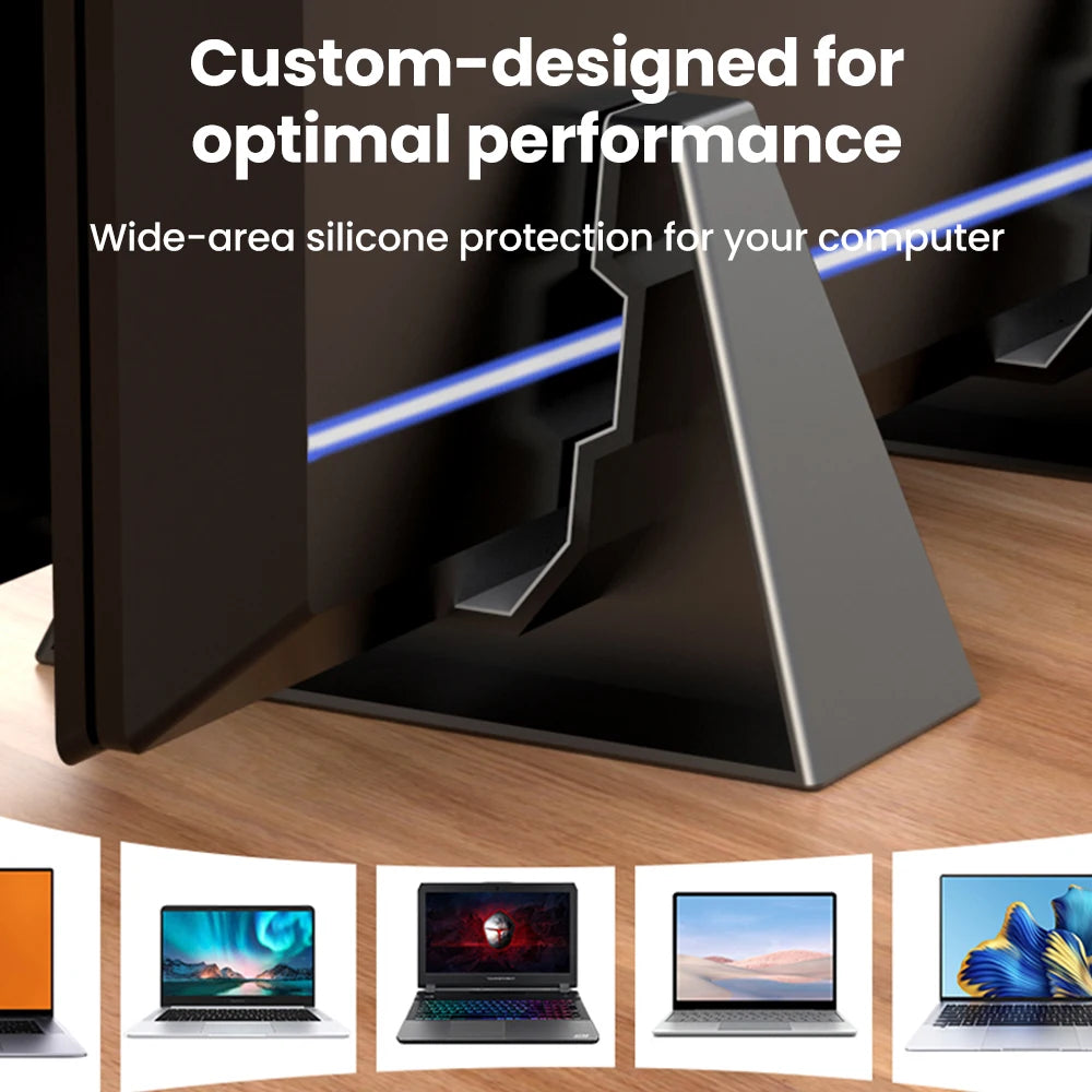 Vertical Laptop Stand For Office Notebook Shrink Space-Saving Multifunctional Tablet Stand For MacBook Surface iPad Phone Stand