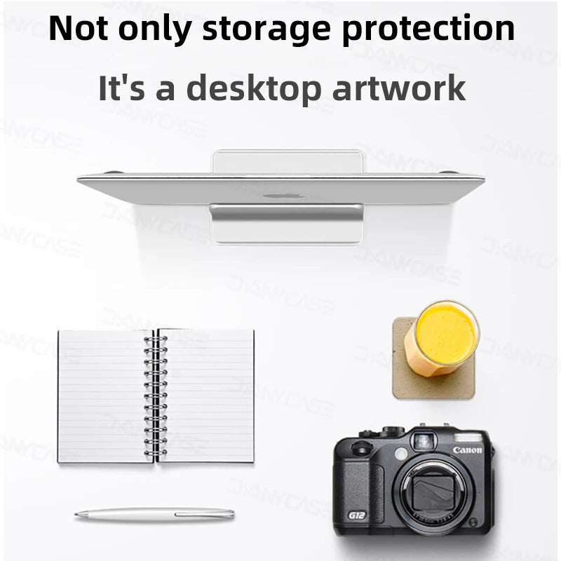 Vertical Laptop Stand Holder Foldable Aluminum Notebook Stand Laptop Tablet Stand Support For Macbook Air Pro PC 13-17 inch