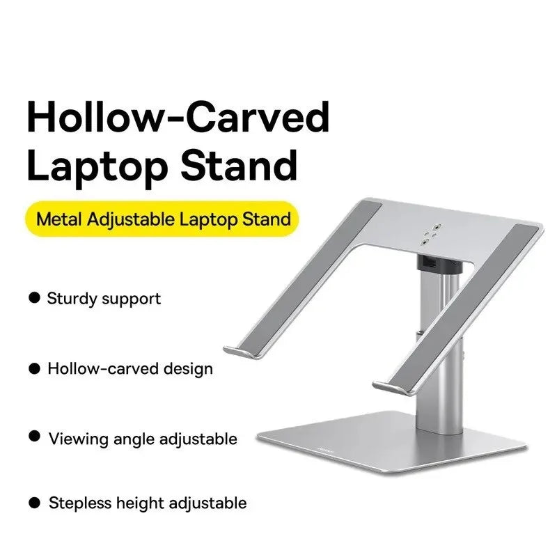 Laptop Stand Holder For PC Macbook Air Pro Aluminum Alloy Foldable Vertical Notebook Stand Laptop Support Laptop Stand