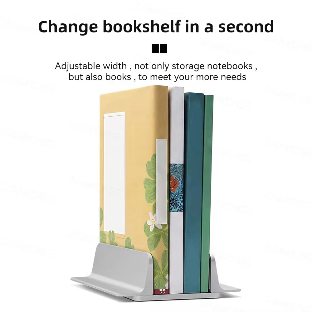 Vertical Laptop Stand Holder Foldable Aluminum Notebook Stand Laptop Tablet Stand Support For Macbook Air Pro PC 13-17 inch