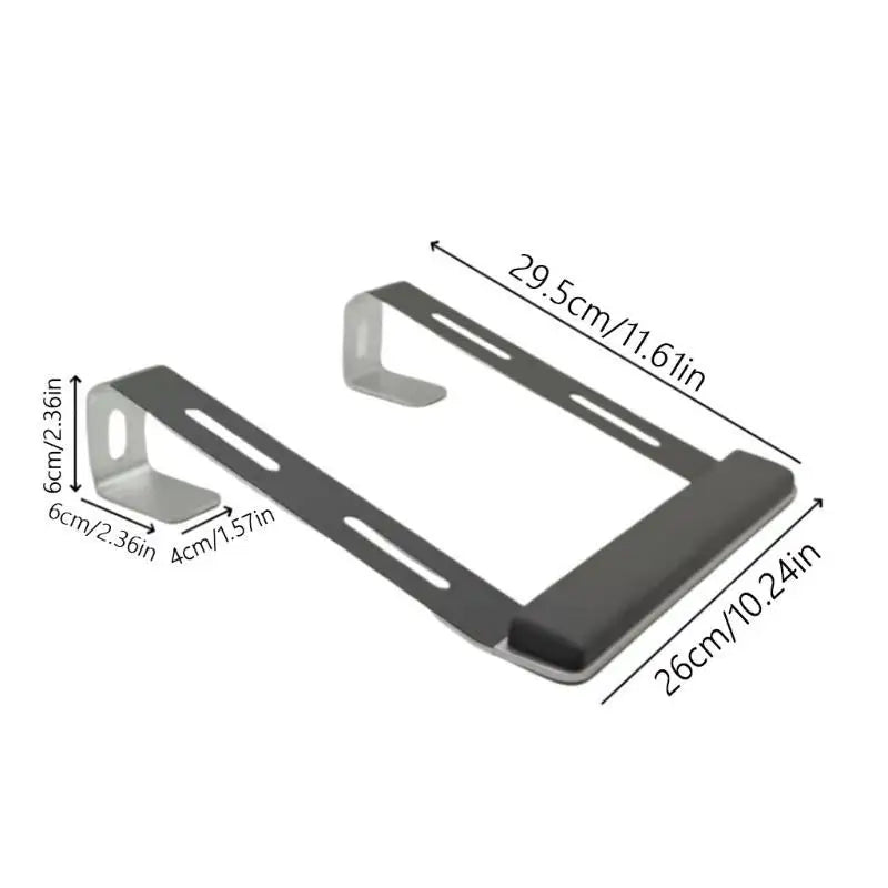 652F Vertical Laptop Stand Holder Adjustable Desktop Notebook Dock Vertical Laptop Stand Space Saving for Laptop Tablet
