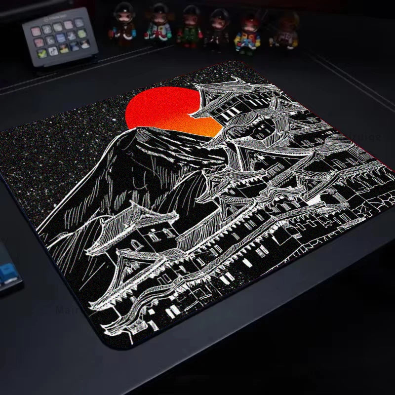 E-Sports Mouse Pad Gaming Accessories Desk Mat Control Gaming Mats Gamer Samurai 40x45CM Setup Desktop Playmat Mouse Carpet
