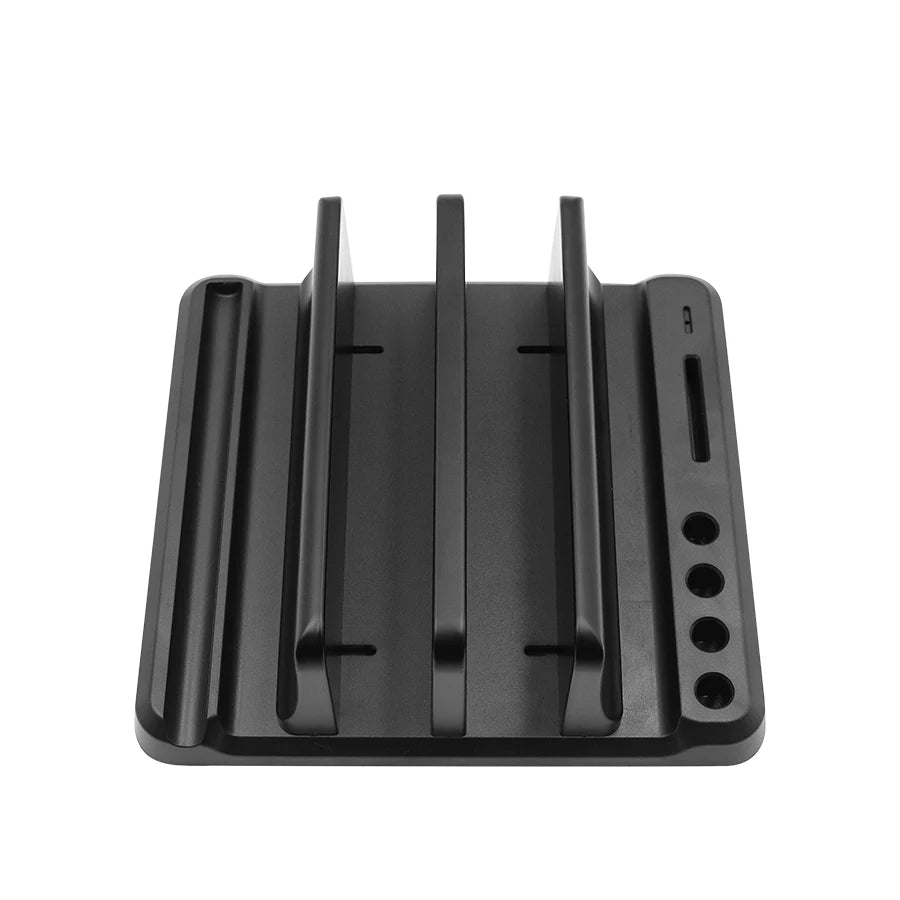 Vertical Laptop Stand Plastic Portable Tablet/ Macbook/Phone Holder Adjustable Desktop Notebook Dock Space Save Tablet Accessory