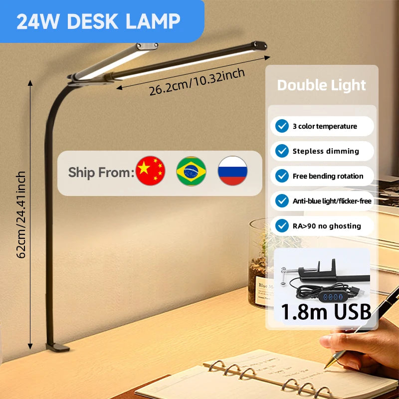Monitor Light Bar USB Stepless Dimming Screen Hanging Lights RGB Background Lighting Screen Curved Screen for pc Desk Lamp